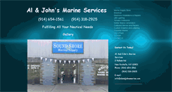 Desktop Screenshot of alandjohnsmarine.com